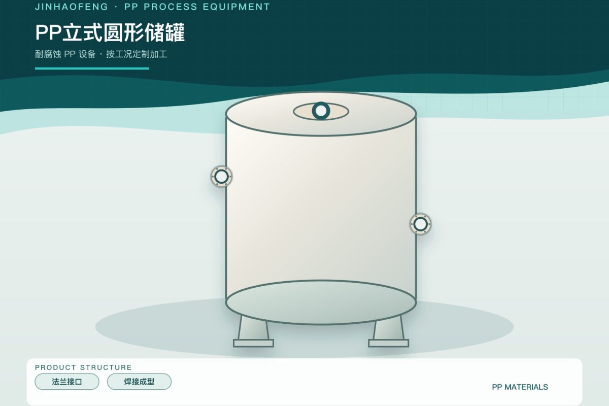 PP储罐怎么设计?容积、板厚、加强与接口一次讲清