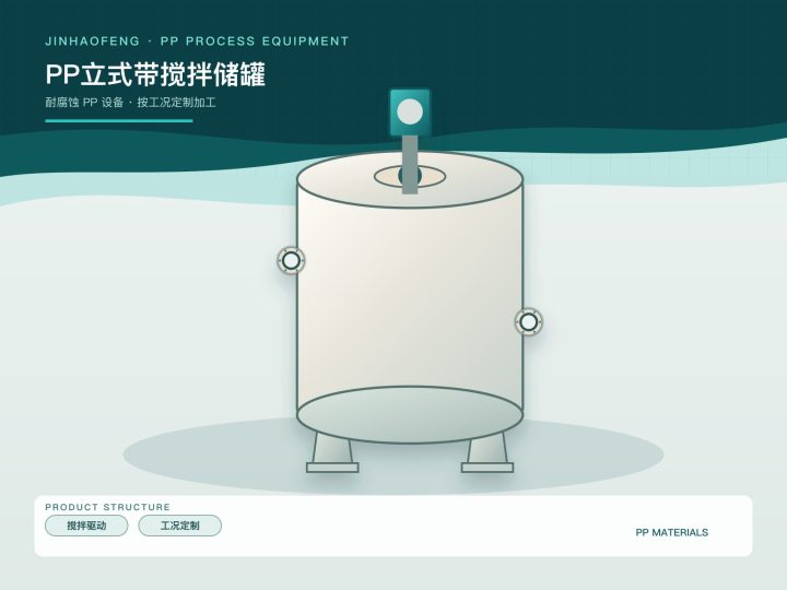 PP立式带搅拌储罐