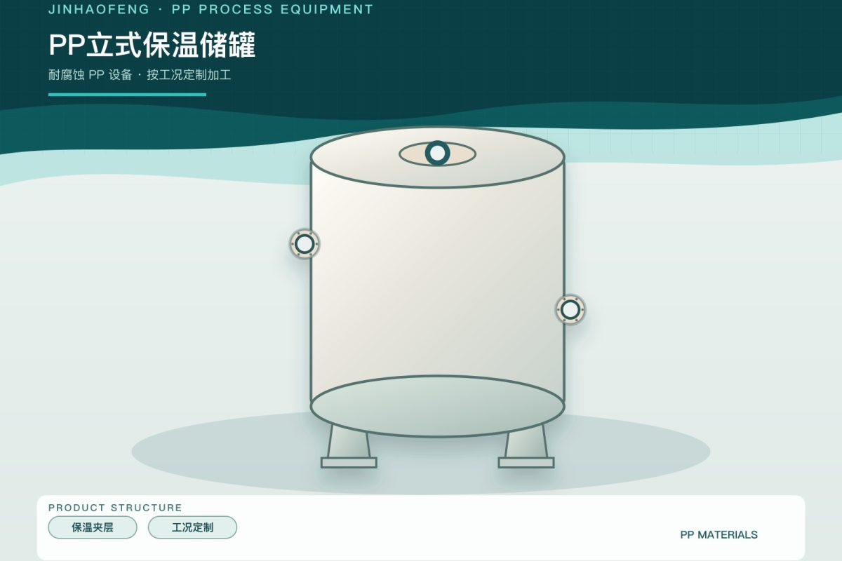 PP储罐如何保温?保温材料与外护层怎么选