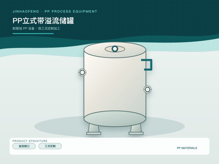 PP立式带溢流储罐