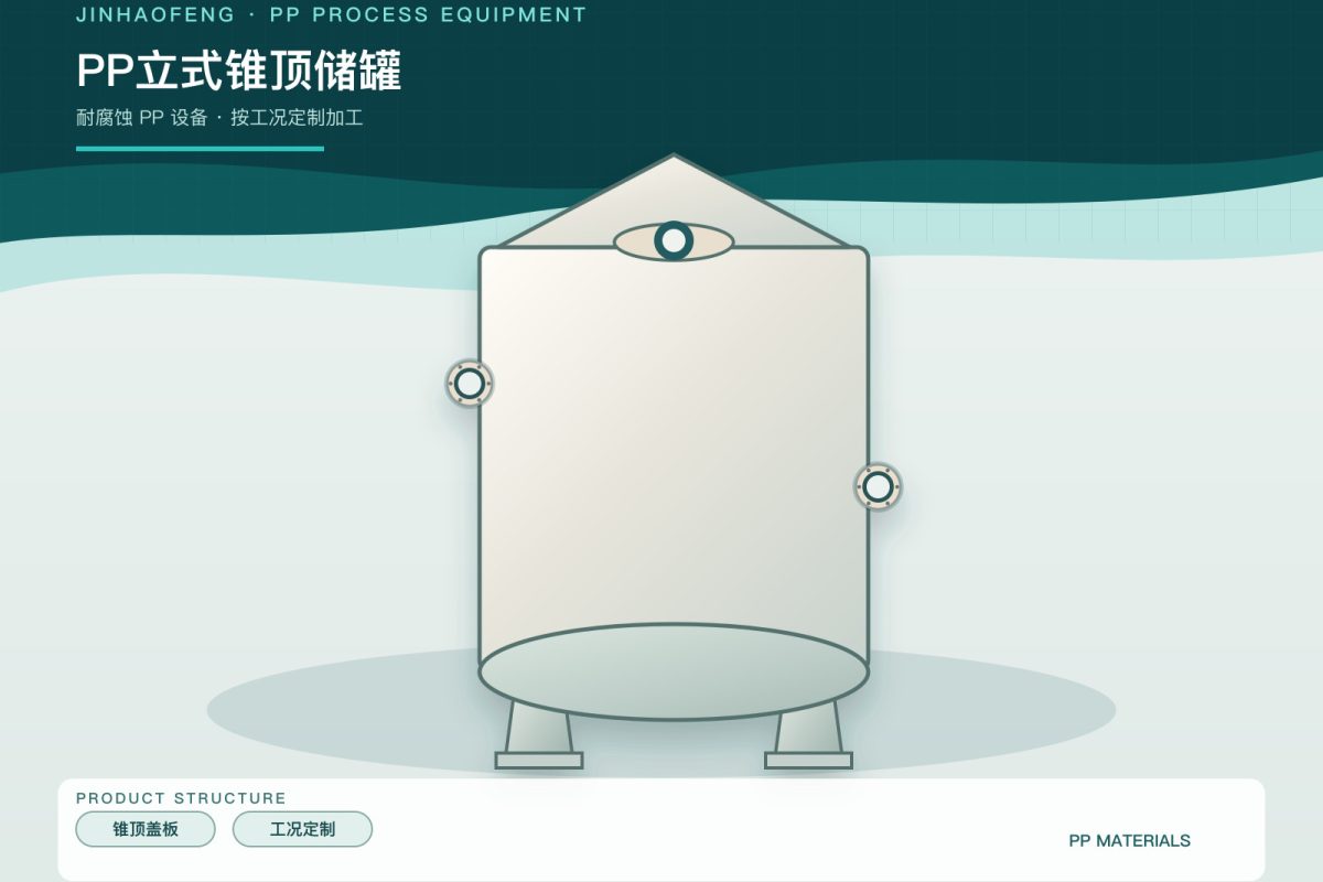 PP储罐顶部需要加强吗?平顶、锥顶和拱顶结构比较