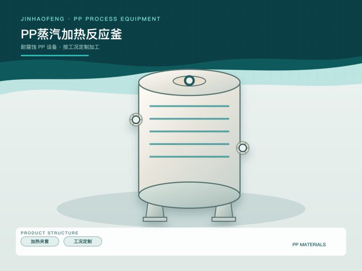 PP蒸汽加热反应釜