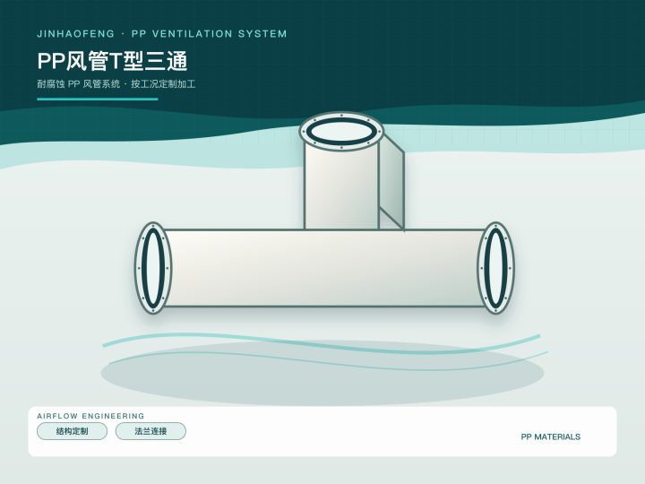 PP风管T型三通