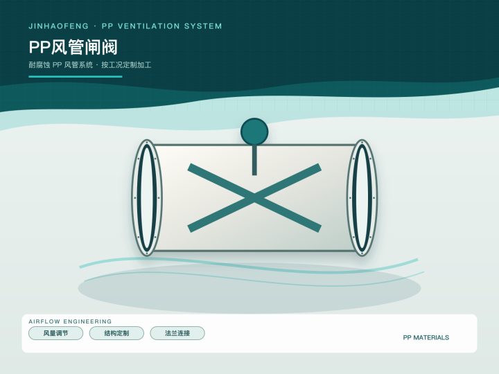 PP风管闸阀
