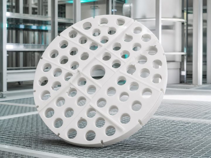 Ø1600×20mm PP支撑板净重估21.8kg：四等分后单块约5.45kg